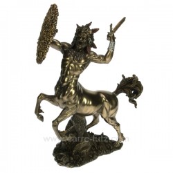 Sculpture en résine et poudre de bronze Centaure hauteur 30 cm, reference CL88000007