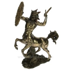 CL88000007  Sculpture en résine et poudre de bronze Centaure hauteur 30 cm 87,00 €