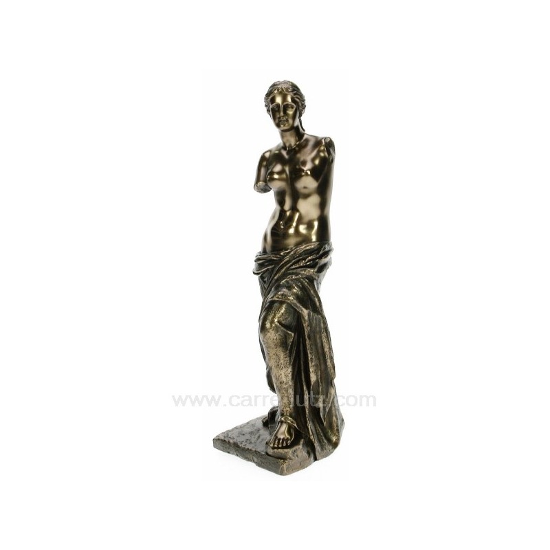 CL88000014  Sculpture en résine et poudre de bronze Venus de Milo hauteur 27 cm 37,80 €