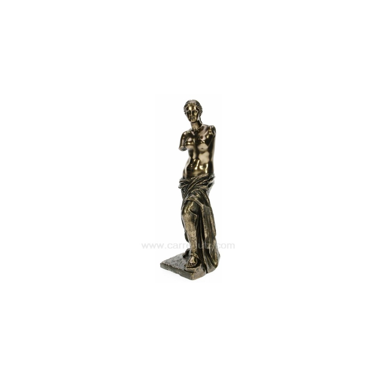 CL88000014  Sculpture en résine et poudre de bronze Venus de Milo hauteur 27 cm 37,80 €