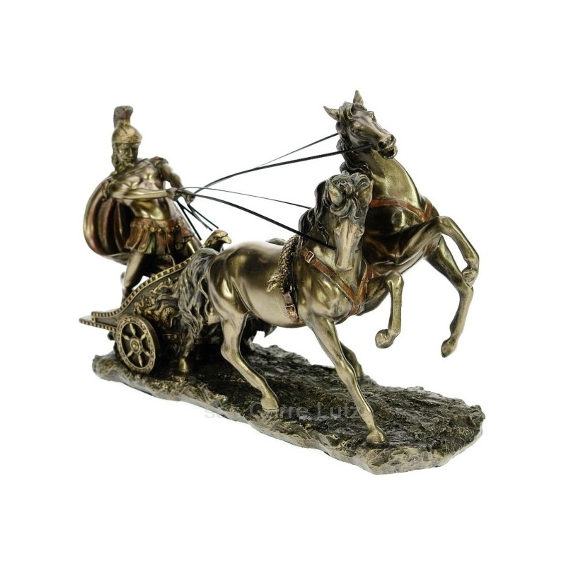CL88000021 Sculpture en résine et poudre de bronze Char Romain hauteur 17 cm 91,30 € CL88000021 Sculpture en résine et poudre de bronze Char Romain hauteur 17 cm 91,30 €