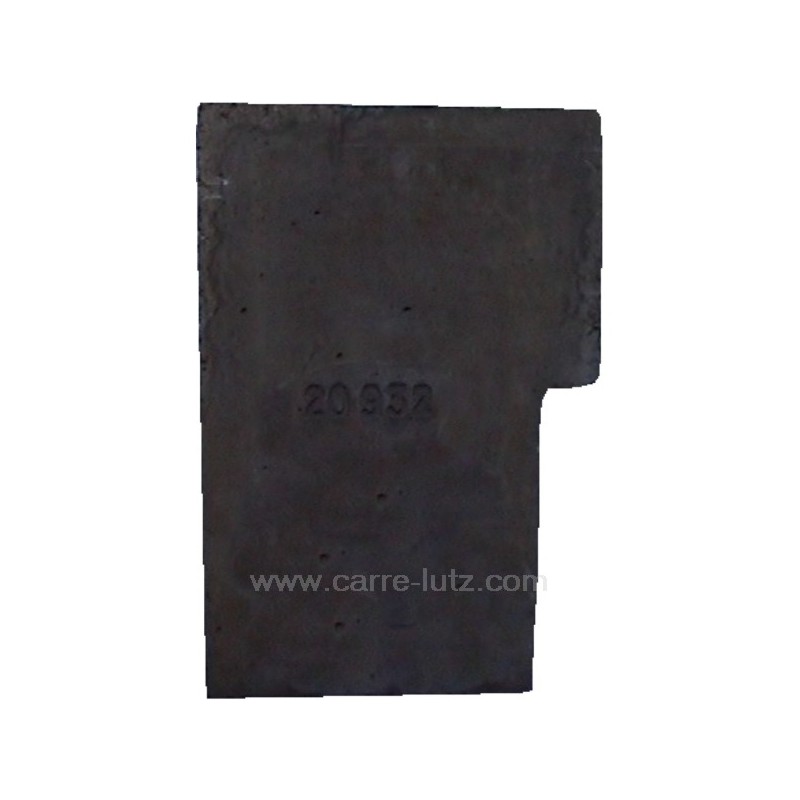 Brique arrière de foyer pour cuisinière compatible avec Deville 8611 - P0020932