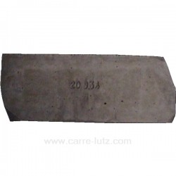 Brique droite de foyer P0020934 pour cuisinière bois charbon Deville , reference DV02093400