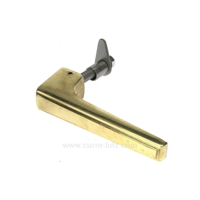 F28566  28566 ou 11495 - Poignée laiton pour porte de foyer / cendrier pour convecteur Efel 68,30 €