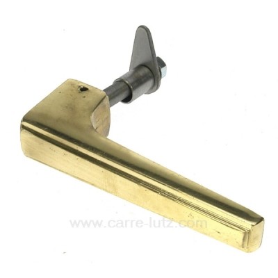 F28566  28566 ou 11495 - Poignée laiton pour porte de foyer / cendrier pour convecteur Efel 68,30 €