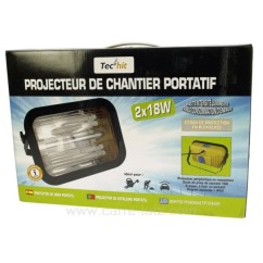 FC50103  Projecteur de chantier 2x18 W 36,00 €