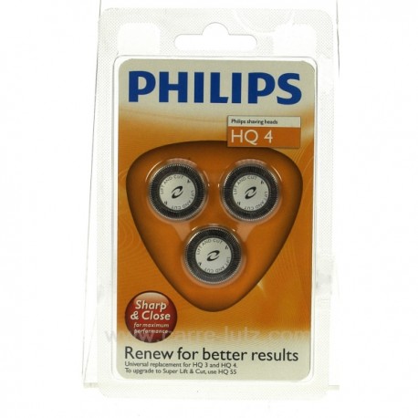 3 Grilles de rasoir HQ4 Philips Petit ménager HQ4, reference HQ4