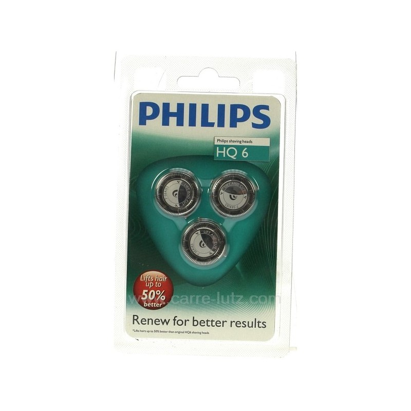 HQ6 Grille de rasoir par 3 Philips quadra action 482269010214 56,40 € HQ6 Grille de rasoir par 3 Philips quadra action 482269010214 56,40 €
