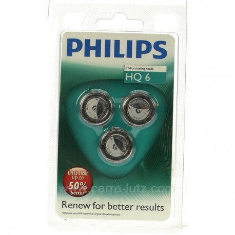 Grille de rasoir par 3 Philips quadra action, reference HQ6