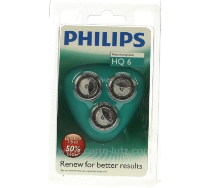 HQ6 Grille de rasoir par 3 Philips quadra action 482269010214 56,40 €