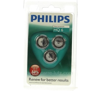 HQ6  Grille de rasoir par 3 Philips quadra action 62,40 €