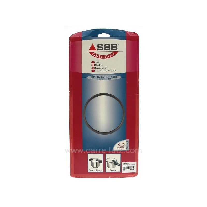 SEB790358  Joint d'autocuiseur 4,5 6 7,5 litres Seb Sensor aluminium 20,70 €