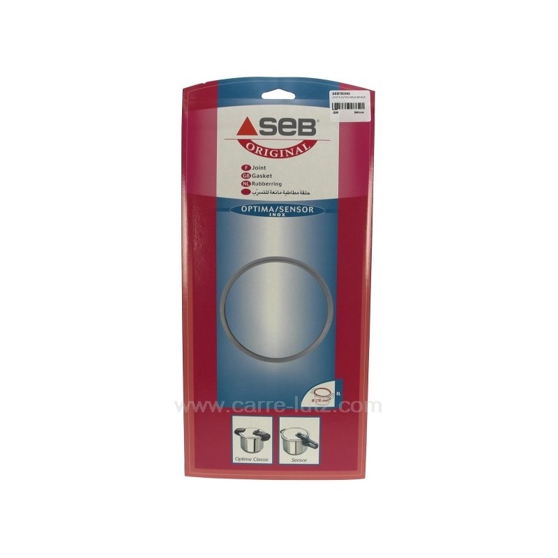 SEB790363  Joint d'autocuiseur 8 litres Seb Sensor inox 19,40 €