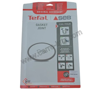 SEB790364  Joint d'autocuiseur 10 litres Seb Sensor inox 20,40 €