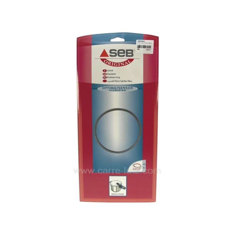 SEB790401  Joint d'autocuiseur 4,5 / 6 litres Seb Sensor émail 16,20 €