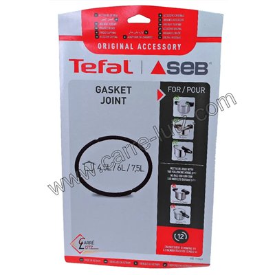 SEB792189 Joint d'autocuiseur 6 / 7,5 litres Seb Sensor visio inox 19,90 €