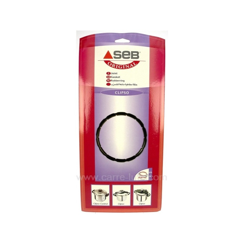 SEB792350  Joint d'autocuiseur 4,5 6 7,5 litres Seb clipso 19,40 €