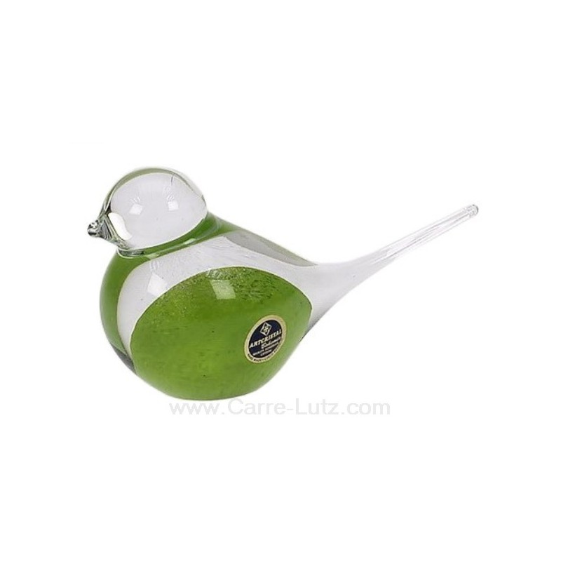 CL40004043 Petit oiseau cristal de bohéme Artcristal vert moucheté noir 21,10 € CL40004043 Petit oiseau cristal de bohéme Artcristal vert moucheté noir 21,10 €