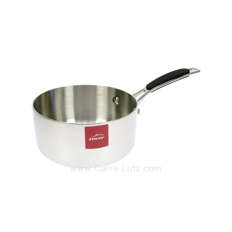 991LC53216N  53216 - Casserole 16 cm tri métal nouveau modéle Lacor  63,80 €