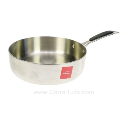 991LC53625  53625 - Sauteuse 24 cm tri métal nouveau modéle Lacor  63,50 €