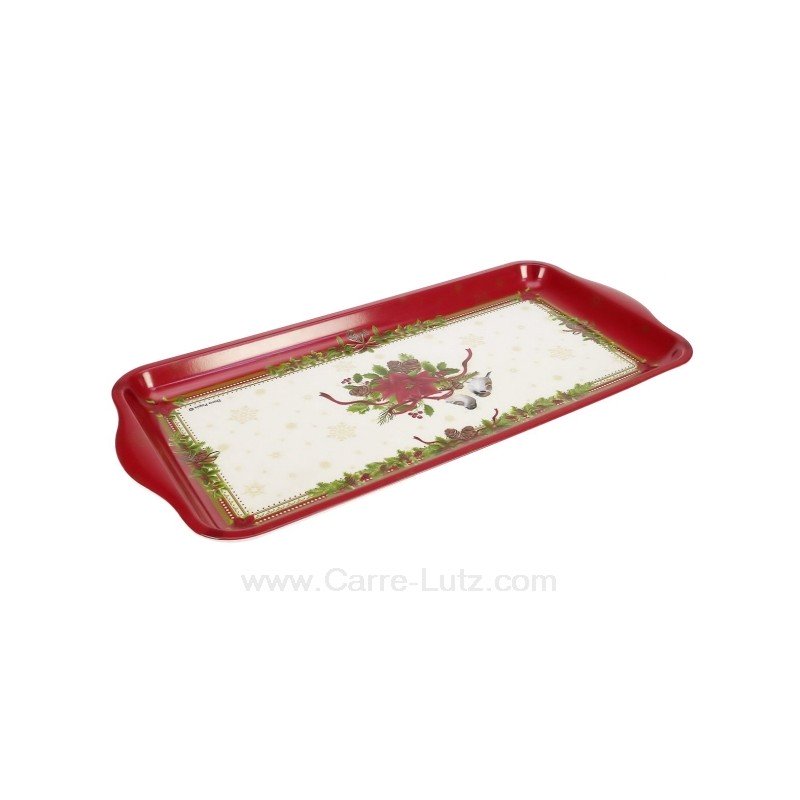 CL11020151  Plateau rectangulaire décor Esprit de Noël 20,00 €