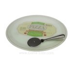 CL21030023  Plat à pizza en verre + roulette 26,30 €