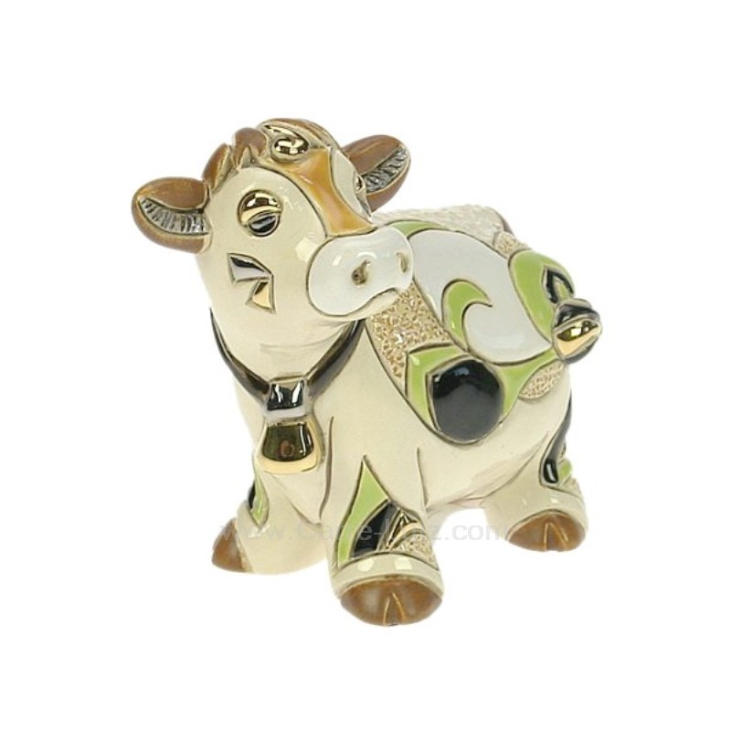 CL47200068  Vache en céramique platine et or - De Rosa Rinconada 98,30 €