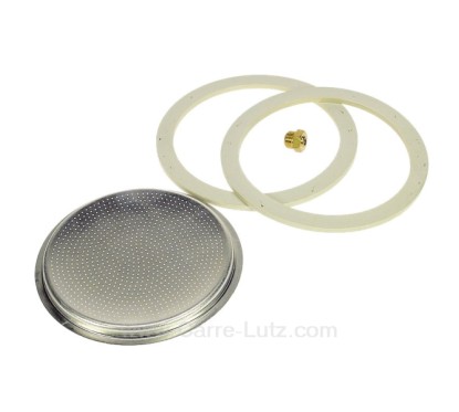 853023  Filtre + 2 joints + soupape pour Moka 12 Tasses 8,30 €