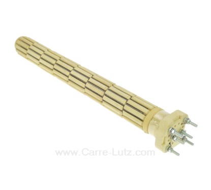 Résistance de chauffe eau stéatite tête carrée diamètre 47 mm 2400W monophasé et triphasé 