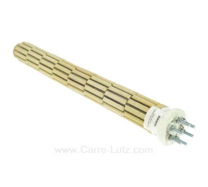 703640B  Résistance de chauffe-eau stéatite à barillets 47X440mm 2400W tous courants Monophasé ou triphasé 6 bornes 29,60 €