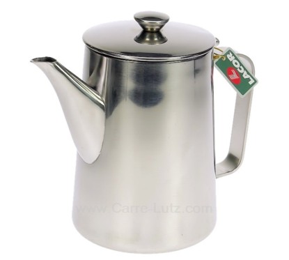 Cafetière inox 1,5 litre Lacor