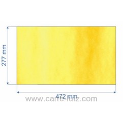 00198  Vitre de poele en Vitrocéramique 472x277 mm Godin 3145 78,00 €