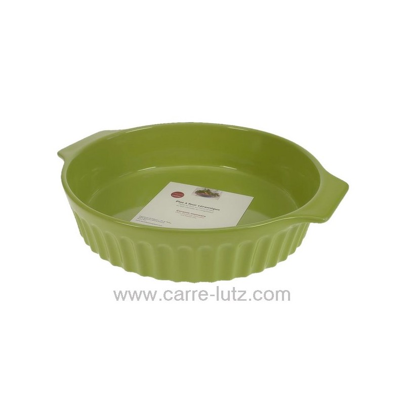 CL25001046  Moule à manqué en céramique vert anis diamètre 27 cm 13,60 €