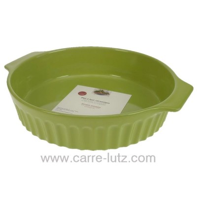 CL25001046  Moule à manqué en céramique vert anis diamètre 27 cm 13,60 €