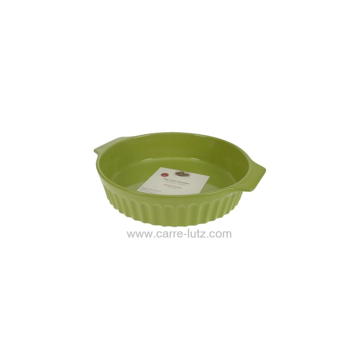 CL25001046  Moule à manqué en céramique vert anis diamètre 27 cm 13,60 €