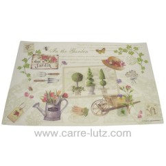 CL70000109  Set de table souple décor dans le jardin 4,10 €