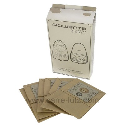 802370  ZR001701 - Sacs d'aspirateur par 6 Rowenta booly gimini 13,00 €