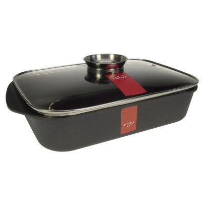 991LC25534 Plat à rotir rectangulaire fonte d'aluminium avec couvercle Lacor 25534 68,10 €