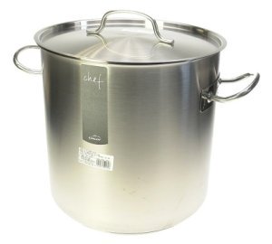 Marmite traiteur chef inox 18/10 avec couvercle diamètre 32 cm Lacor 50132 