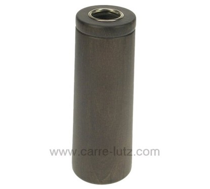 Vasse tube bois foncé Drake pour bouteille diffuseur parfum
