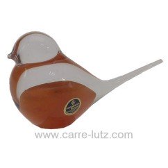 CL40004069  Petit oiseau cristal de bohéme orange 19,90 €