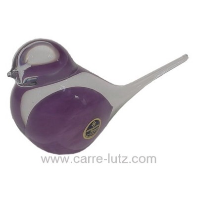 CL40004070 Petit oiseau cristal de bohéme violet 19,90 €