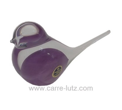 CL40004070  Petit oiseau cristal de bohéme violet 19,90 €