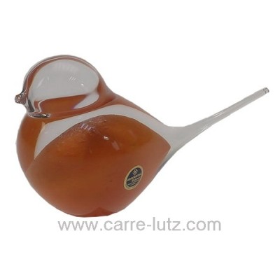 CL40004071  Grand oiseau cristal de bohéme orange 27,10 €