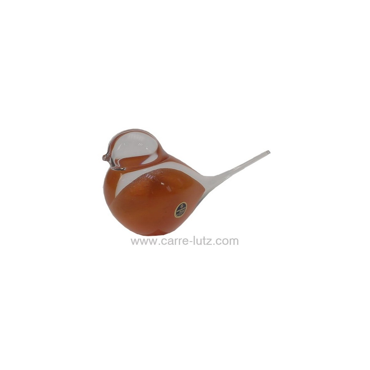 CL40004071  Grand oiseau cristal de bohéme orange 27,10 €
