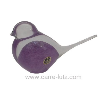 CL40004072  Grand oiseau cristal de bohéme violet 27,10 €