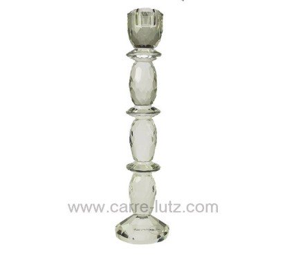 Bougeoir cristal hauteur 32 cm Mascagni