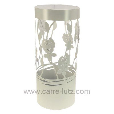 CL83000061 Porte parapluie en métal peint époxy blanc hibou blanc Mascagni 113,40 €