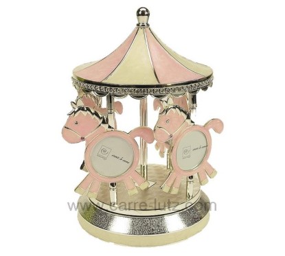Carrousel porte photo rose Mascagni