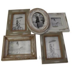 CL84000214 Cadre photo péle méle bois ancien Mascagni 71,90 €